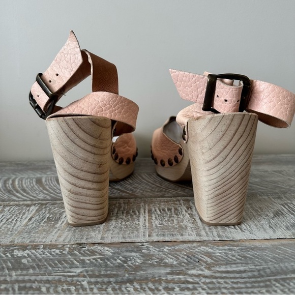 FREE People-Pasadena Chunky Pink Clay Clog Sandals (Size:40) - Picture 7 of 10